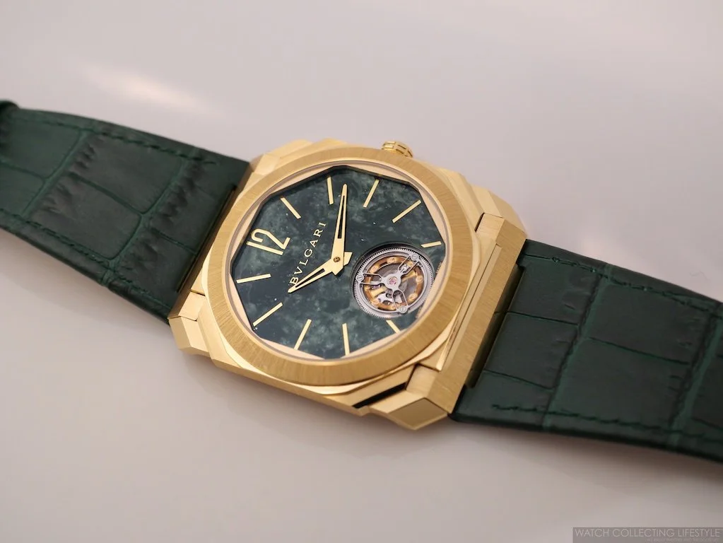 BVLGARI　82171SWF　30ml Yellow gold, Other Materials Octo Finissimo Watch Green with